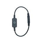 interrupteur led noir blanc switch touch dimmer cable alimentation connecteur dc clips moderne
