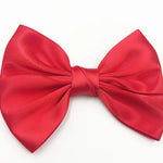 noeud papillon satiné rose clair gris rose rouge bleu clair beige noir blanc
