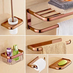 porte serviettes or rose moderne porte savon porte rouleau papier toilette porte gobelet brillant