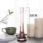vases modernes violet gris bleu transparent décoration intérieure table contemporain