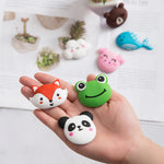 aimants frigo animaux mignons multicolores protection porte arrêt bruit 5cm 5cm cartoon