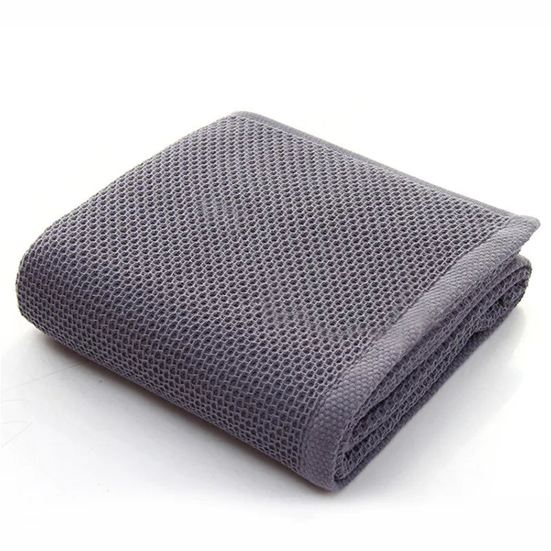 serviettes coton rapides séchage moderne beige rouge gris maille opaqueness