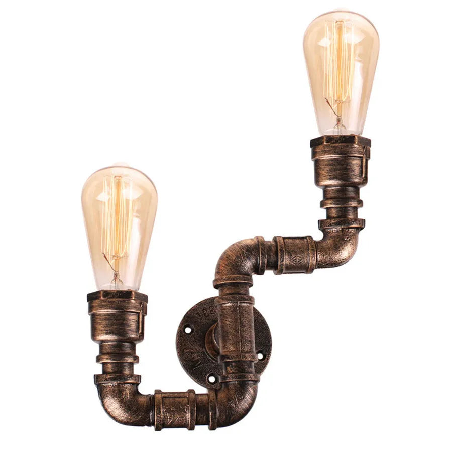 lampe murale industrielle métal vieilli bronze éclairage quotidien chambre salon cuisine étudié entree sdb