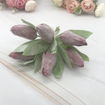 bouquet tulipes artificielles rose blanc jaune feuilles vertes décoration intérieure mariage anniversaire