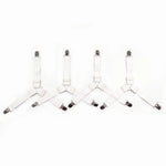 clips lit réglables caoutchouc blanc noir 4pcs triangle simple moderne