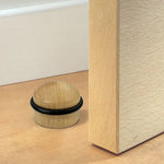 Cale de porte en bois avec finition naturelle