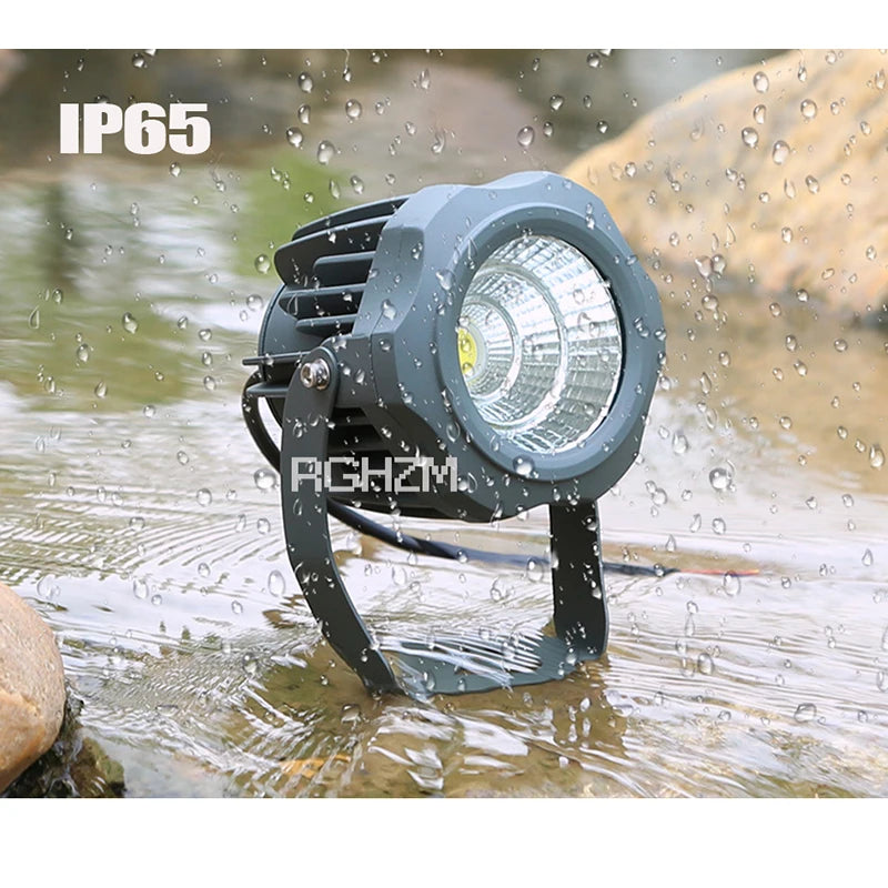 projecteur led moderne gris texturé ip65 extérieur cold neutral warm white 12w 20w 25w