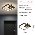 lampe moderne led 9w 14w 16w noir doré pvc aluminium