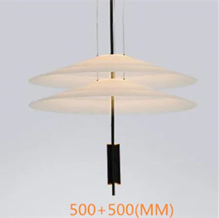 suspension lumineuse moderne blanc fer chromé led salon chambre coucher