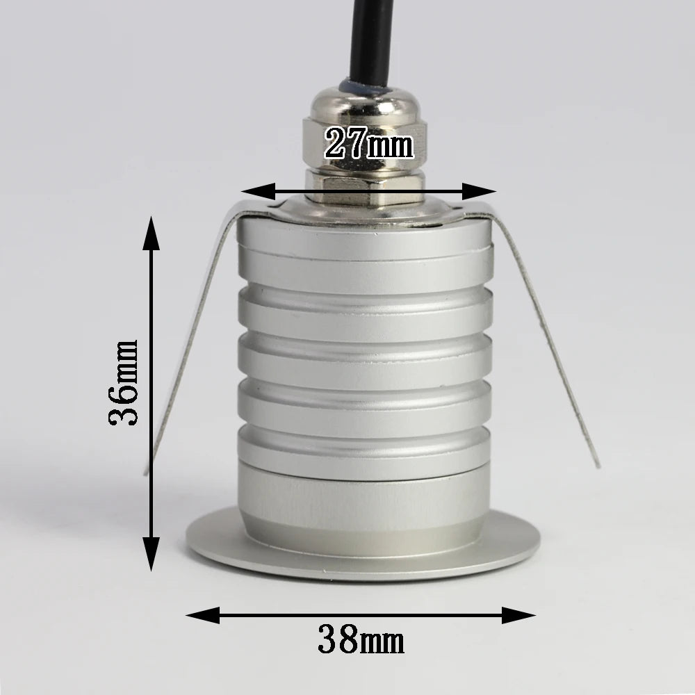 Spot LED moderne argenté éclairage intérieur extérieur 60 249 lumens tactile