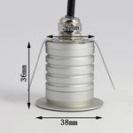 Spot LED moderne argenté éclairage intérieur extérieur 60 249 lumens tactile
