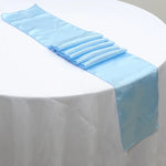 chemin table ruban satin uni décoration mariage banquet fête longue décoration table moderne