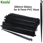 piquets tuyaux pvc noir modernes 11cm 20cm 50pcs fixation jardin irrigation