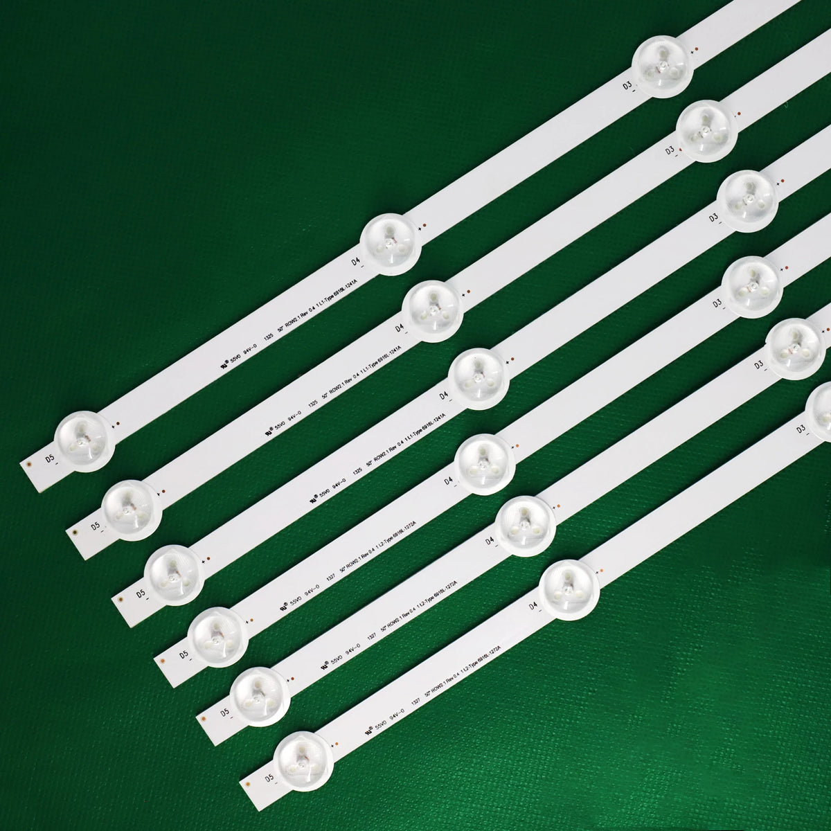 barres lumineuses led blanc texturées industrielles compatibles téléviseurs blancs translucides