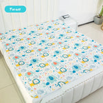 tapis sol enfant animaux mignons blanc bleu orange gris rose vert moderne