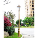 lumière rue extérieure moderne or ornements classique ip65 led e27 noir aluminium