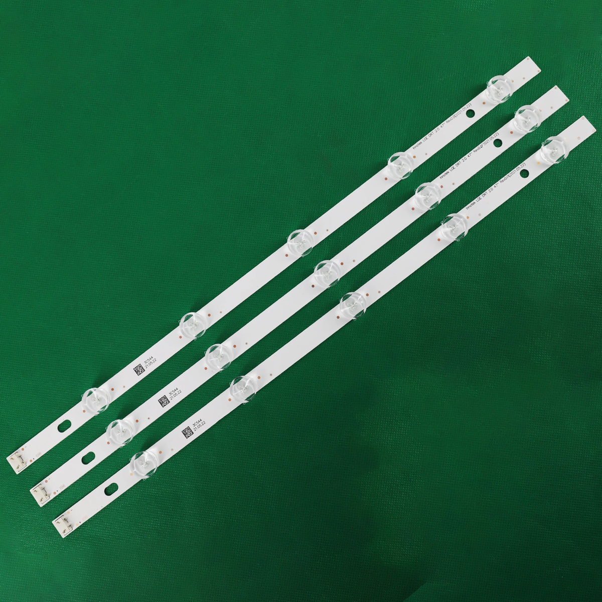 bandes led rétroéclairage blanc tv moderne kit 50 pieces 47 pouces