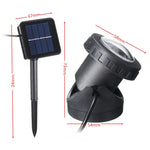 lampe solaire led moderne imperméable éclairage extérieur sécurité jardin piscine