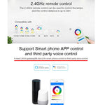 contrôleur led wifi ip67 étanche 12v 24v rgbw cct application smartphone moderne