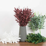 branches décoratives fleurs artificielles vertes blanches modernes décoration mariage maison vases