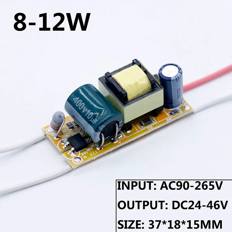 transformateur alimentation led secteur dc basse tension adaptateur éclairage électronique circuit imprimé robuste