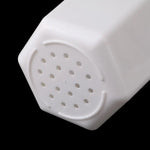 Pot fleurs blanc moderne plateau trous drainage petite plante intérieure plastique