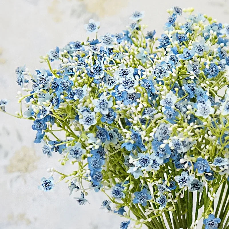 bouquet fleurs artificielles gypsophila decoration mariage anniversaire intérieur minimaliste naturel