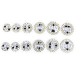 plaque led circulaire diodes blanc moderne 12w 15w 3w 5w 7w 9w opaquet