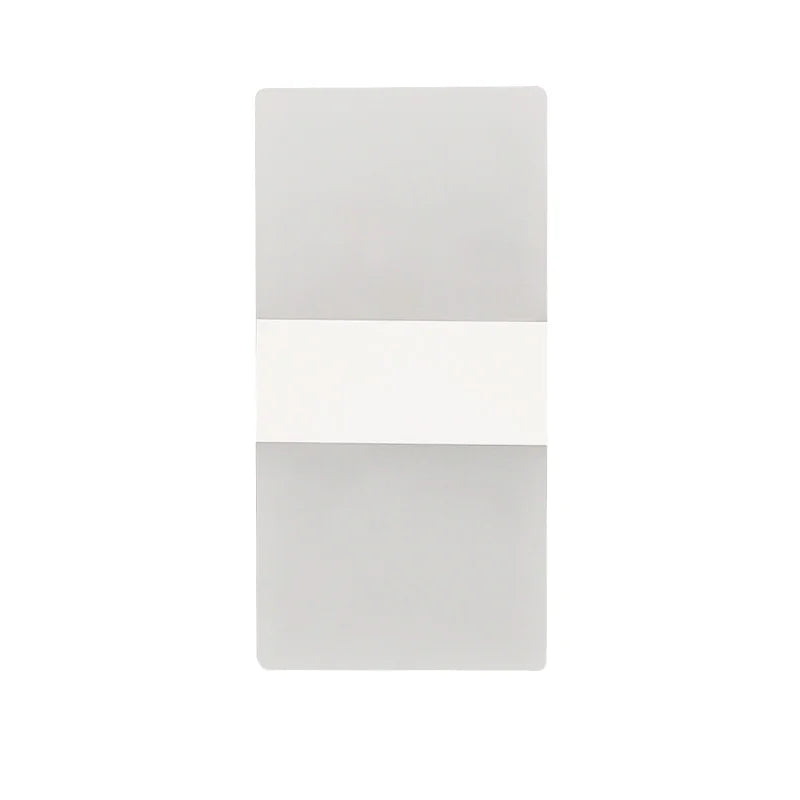 lampe murale moderne blanche noire rectangulaire adhésive chambre salon entree 22 11cm 29 11cm
