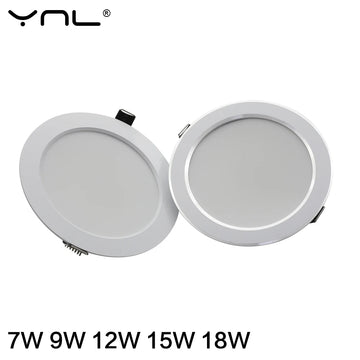 éclairage led spot blanc moderne 12w 15w 18w 7w 9w clips plastique