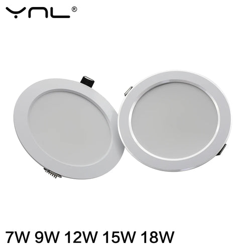 éclairage led spot blanc moderne 12w 15w 18w 7w 9w clips plastique