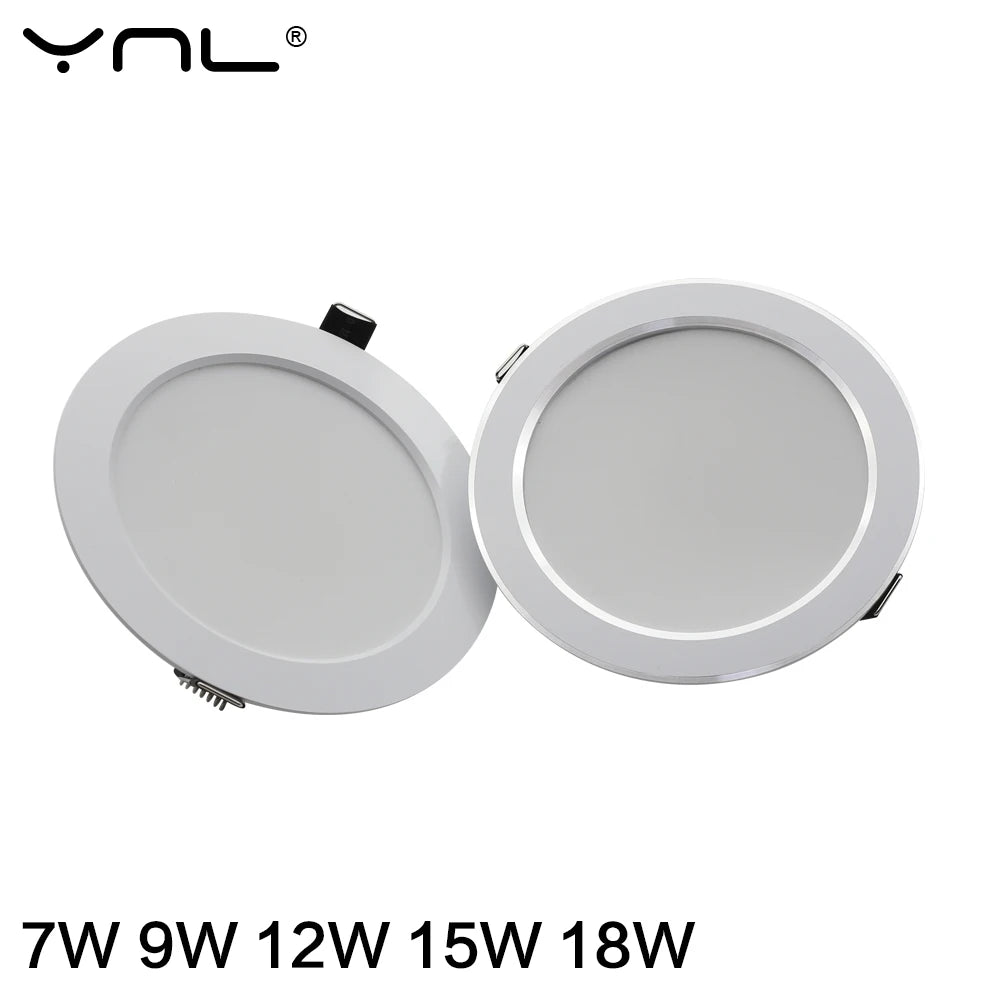 éclairage led spot blanc moderne 12w 15w 18w 7w 9w clips plastique