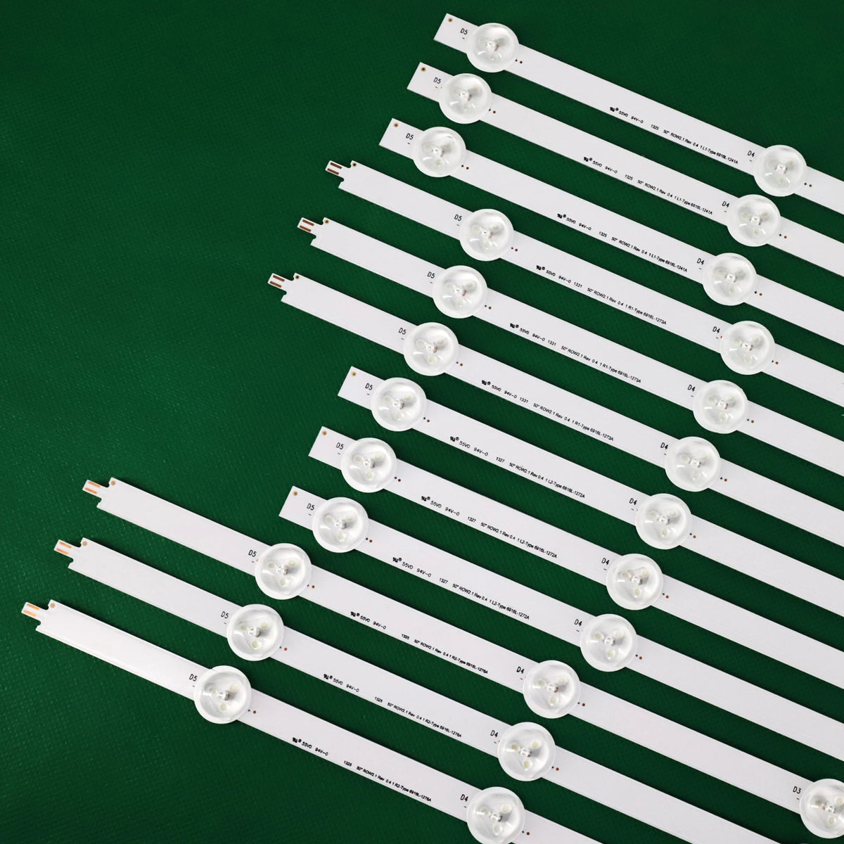 barres lumineuses led blanc texturées industrielles compatibles téléviseurs blancs translucides