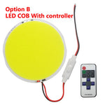 plaque led cob blanc froide moderne télécommande 2000 lumens 120 degres