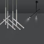 Suspension lumineuse moderne 10W blanc noir 90 260V flux 249 2000 lisse