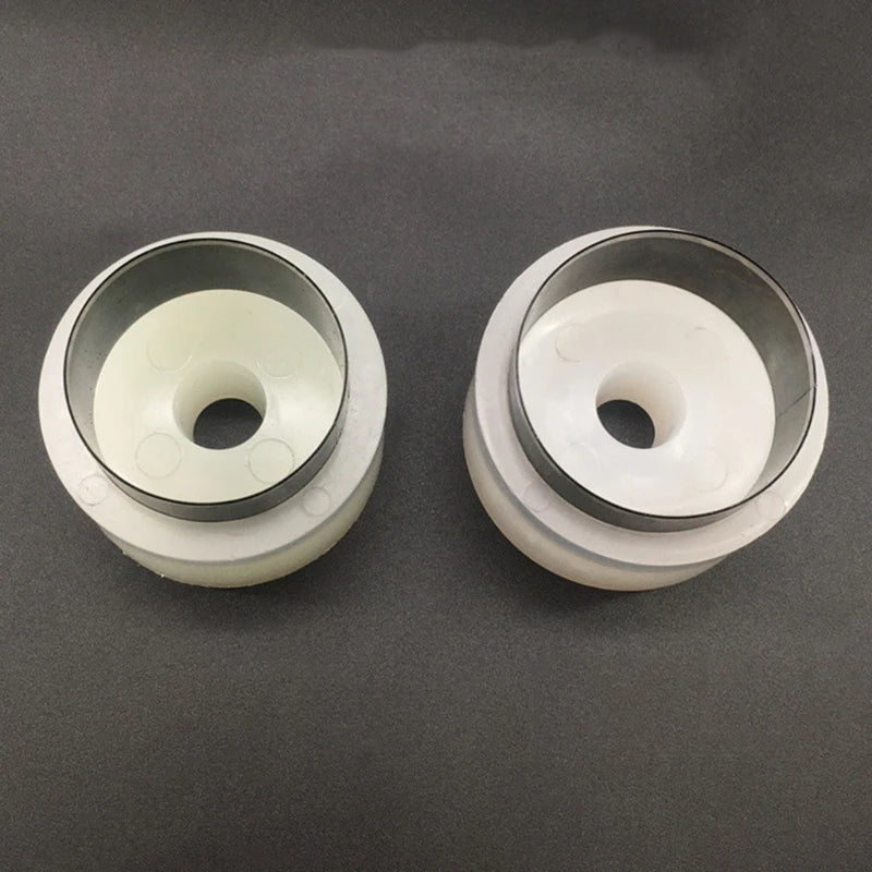 accessoire rideau polonais anneaux boucles métal plastique blanc gris industriel moderne