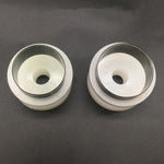 accessoire rideau polonais anneaux boucles métal plastique blanc gris industriel moderne
