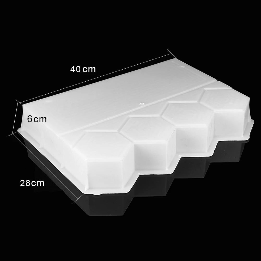 moule pavés hexagonaux moderne noir géométrique pratique réutilisable guide d'utilisation