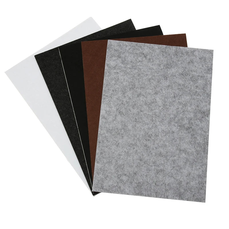 feutre adhésif antislip protège sol 3mm 5mm blanc gris noir simple
