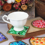 moules mosaïque résine forme géométrique moderne gris clair opaques crafting sculpting arts