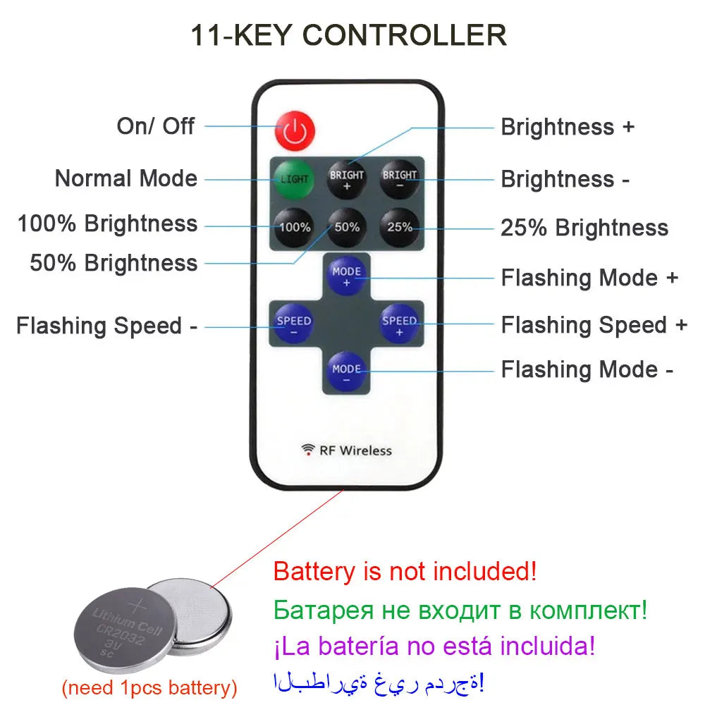 panneau led 12v 15w 1500lm blanc jaune moderne télécommande lumière travail