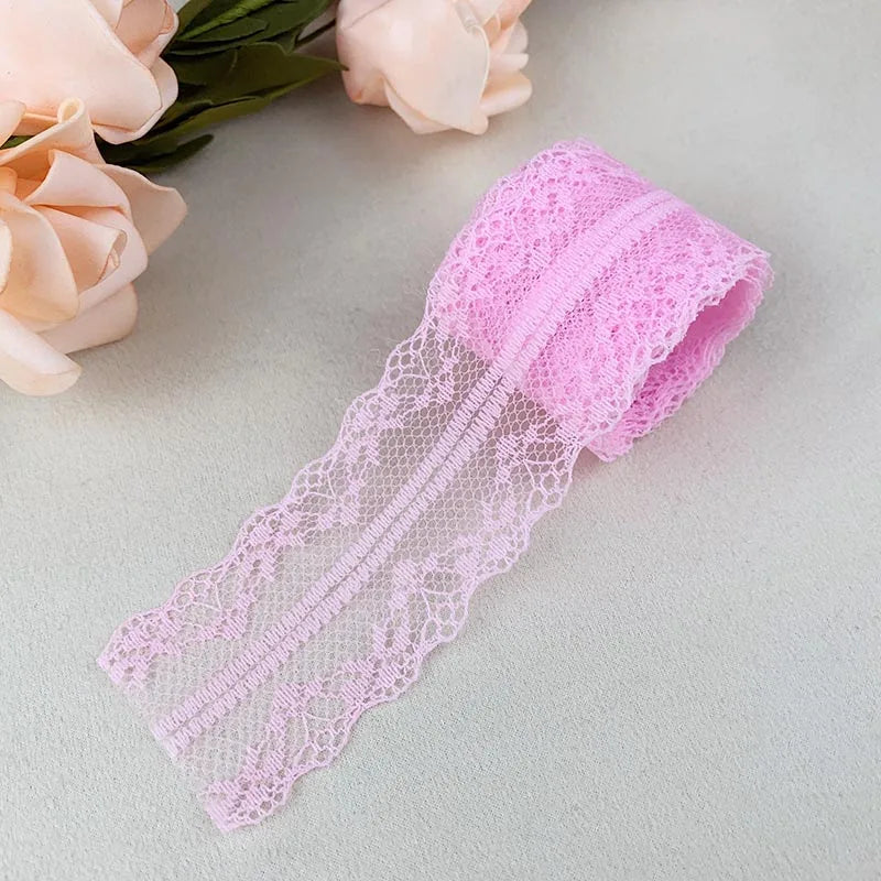 ruban dentelle filet brodé élégant décoration mariage couture tissu décoratif bordure artisanat