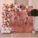rideau paillettes rose doré argenté rouge moderne occasion fête anniversaire mariage transparent opacité