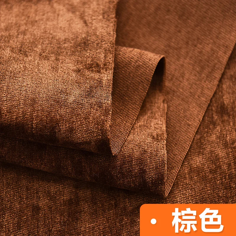 tissu chenille résistant couleurs solides large choix bricolage maison sofa tablecloth thickness epais
