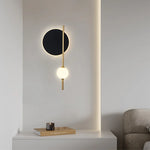 lampes murales décoratives modernes LED noir blanc vert foncé orange éclairage ambiance chambre salon
