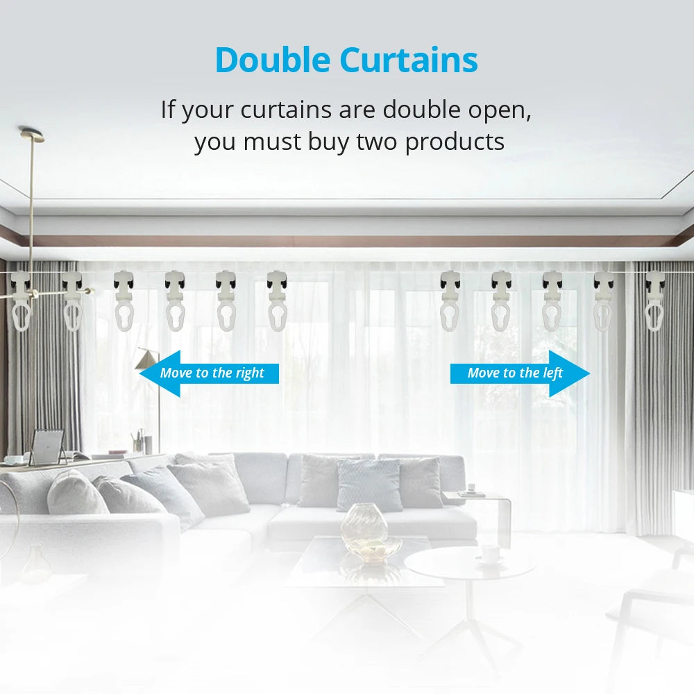 rideau blanc transparent moderne clips fenêtre 2m 4m 6m 8m