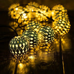 guirlande lumineuse multicolore perfo géométrique moderne décoration extérieure intérieure anniversaire noël mariage