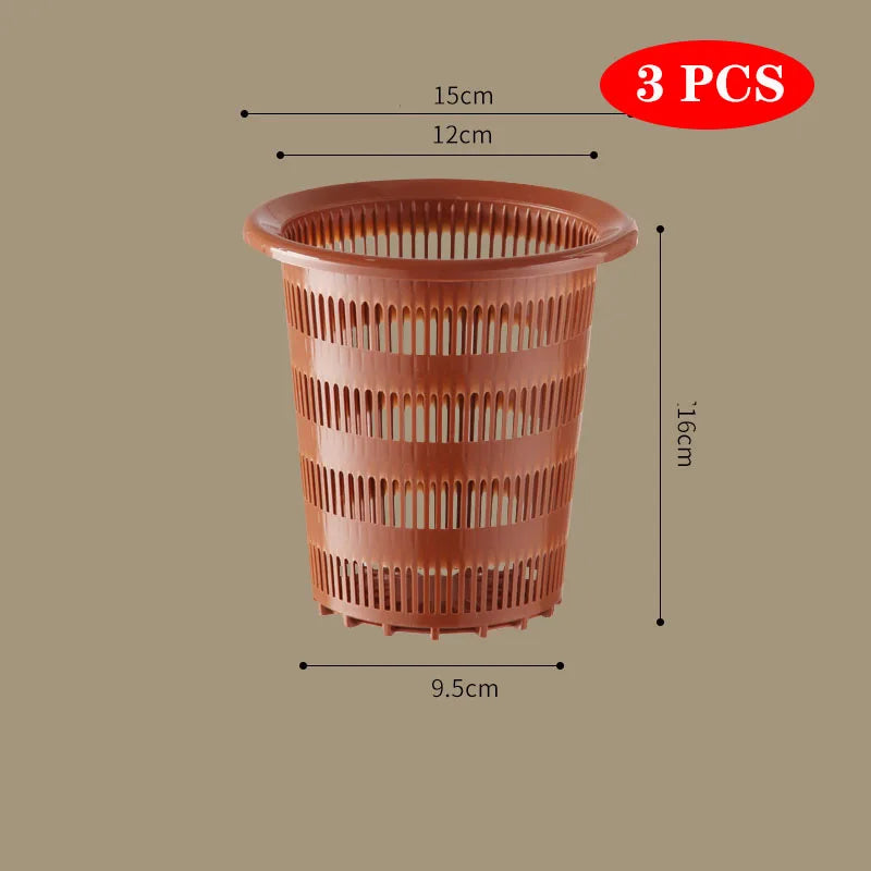 pots fleurs modernes perforés jaune vert orange blanc noir 10cm 12cm 16cm 20cm