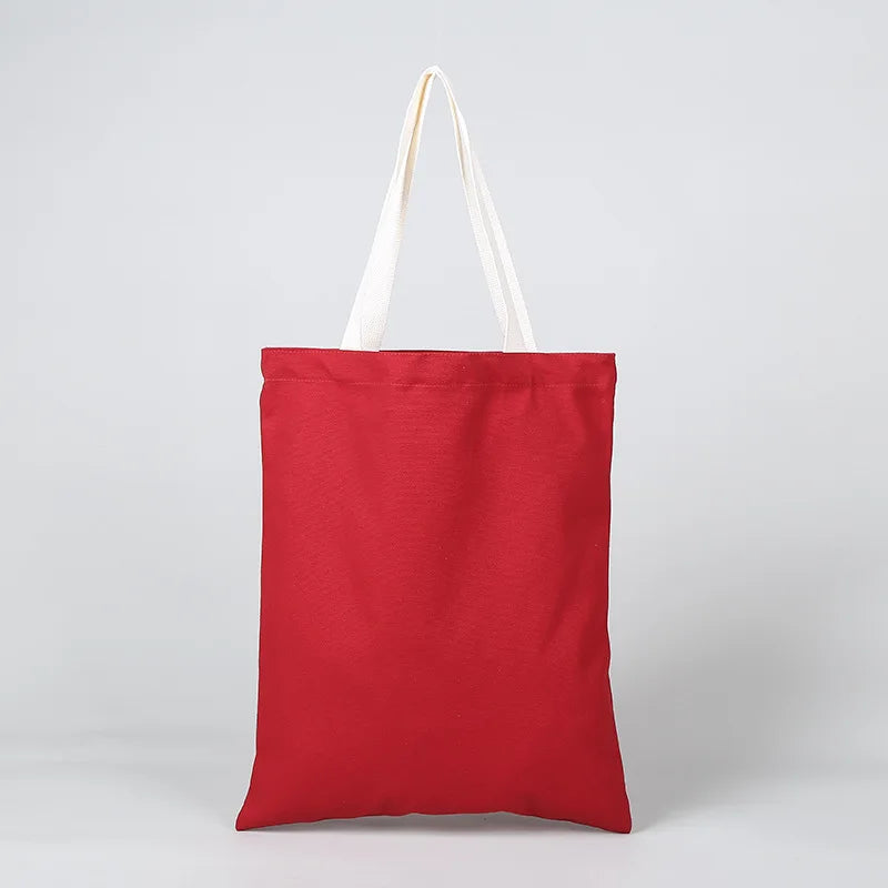 sac toile réutilisable respectueux environnement multiple utilisations couleur variée moderne 34x42cm