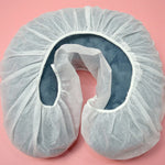 coussin voyage blanc non tissé jetable confortable simple 50 pièces 32x30cm
